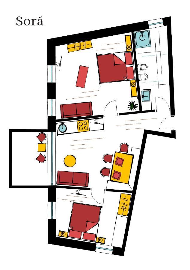 Apartmán Ciasa Somuer - Sora San Vigilio Di Marebbe Exteriér fotografie
